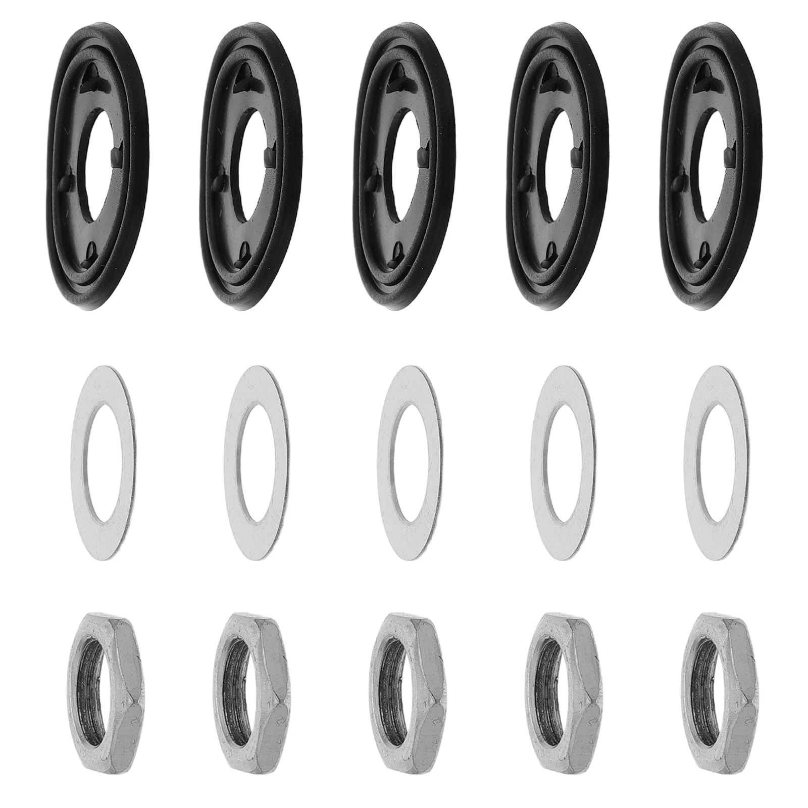 

12 Sets Watch Accessories Clock Making Kit Repair Parts Apron Movement Replacement Mechanism Rubber Washers