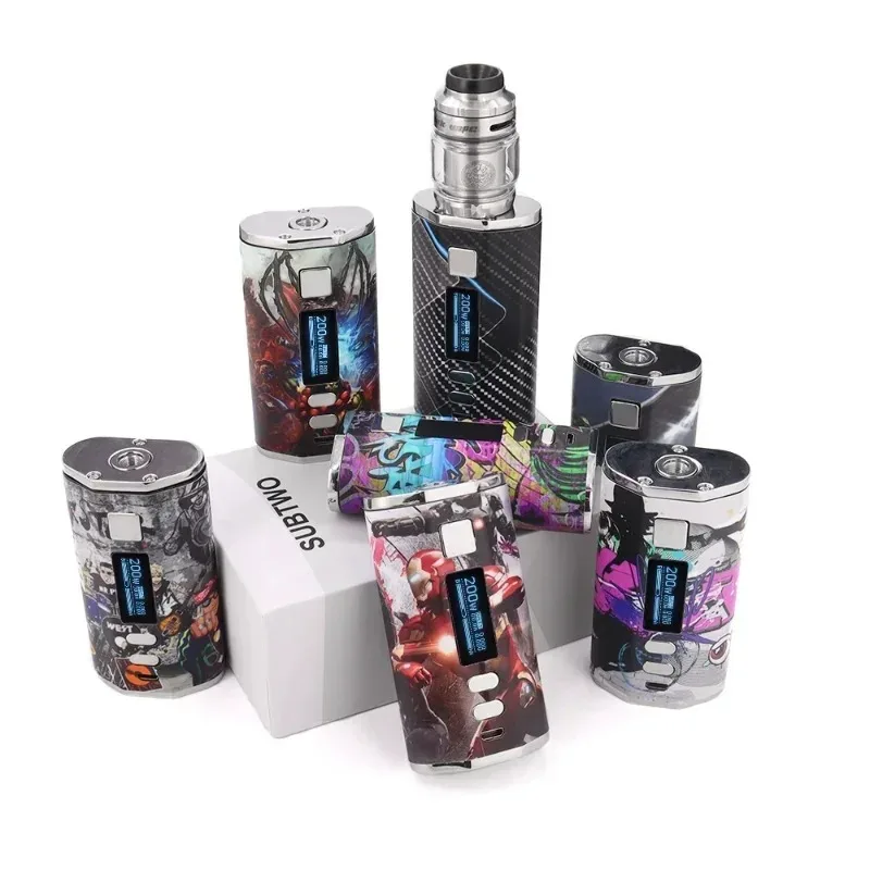 Zeus X Mesh RTA cigarrillo electrónico Vape 200W Box Mod Kit 4400mah batería con atomizador de 3,5/4,5 ml tanque Vape Box Mod E-cig Vaper