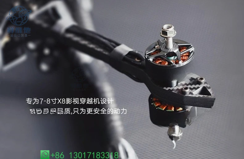 

F100 KV1100 Brushless Motor for FPV, 5-6S Racing Drone Motor, 7-8 Inch Propeller Racing & Freestyle Motor