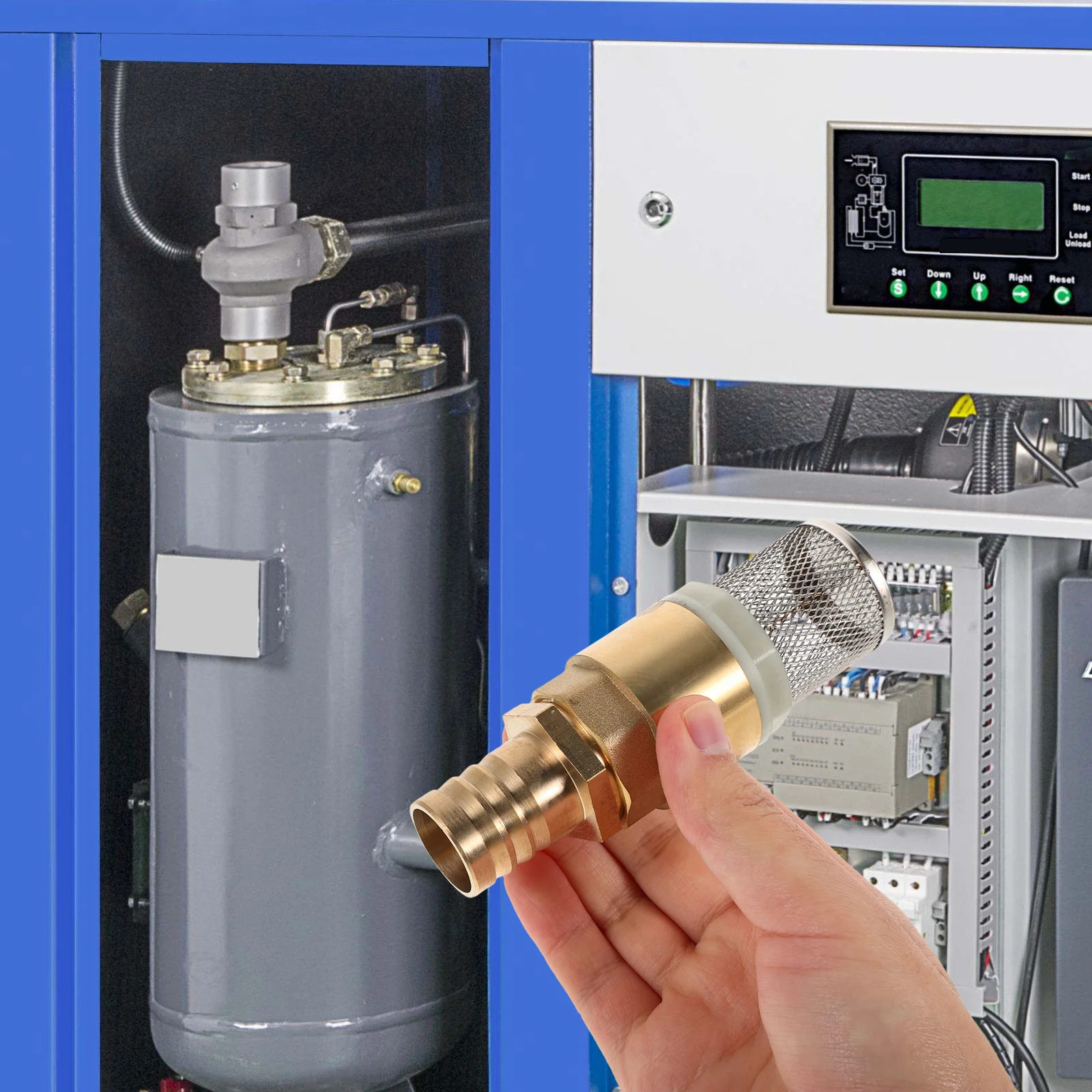 

Copper Foot Valve Filter Check Valve for Derv Pump Inlet Strainer Heavy-Duty Suction Pump Non-Return Assembly Attachments