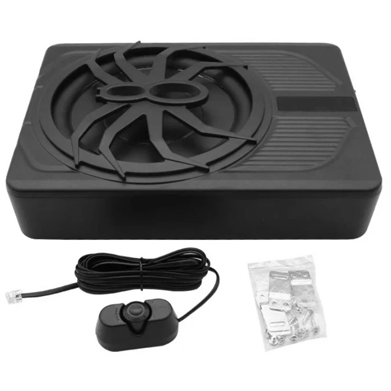 10-inch car subwoofer, modified ultra-thin under-seat 800W active amplifier, colorful atmosphere lights view 5