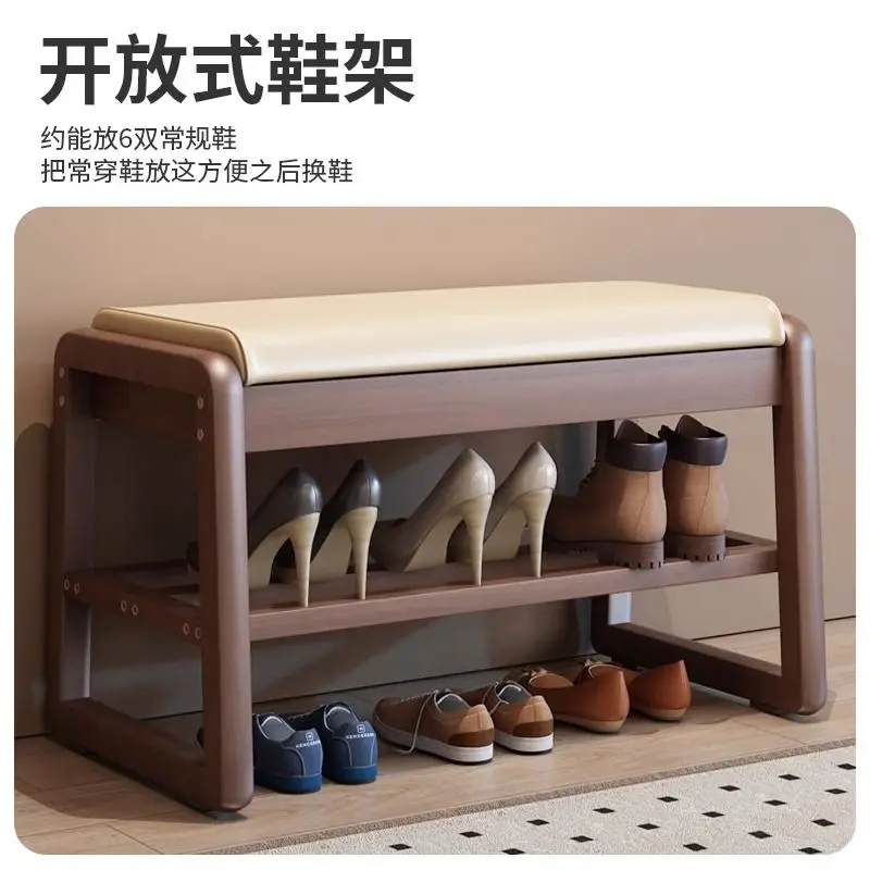 Solid Wood Bench - Entryway Shoe Storage, Seating, and A Touch of Luxury for Your Home