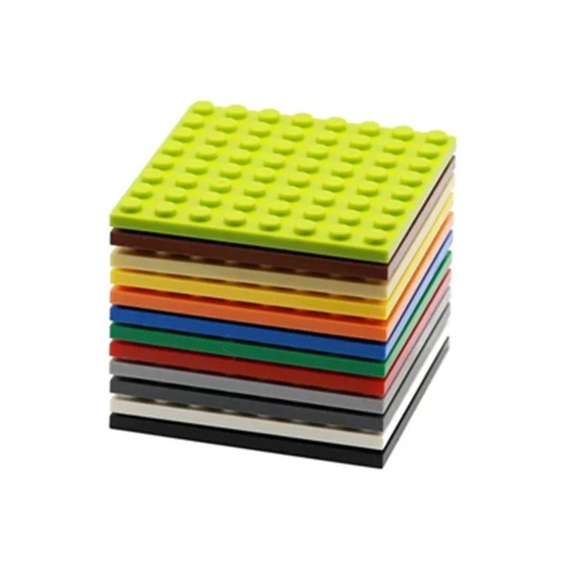 12PCS PLATE 8x8 Compatible with 41539 Self-Locking Bricks Building Blocks Toys Accessories