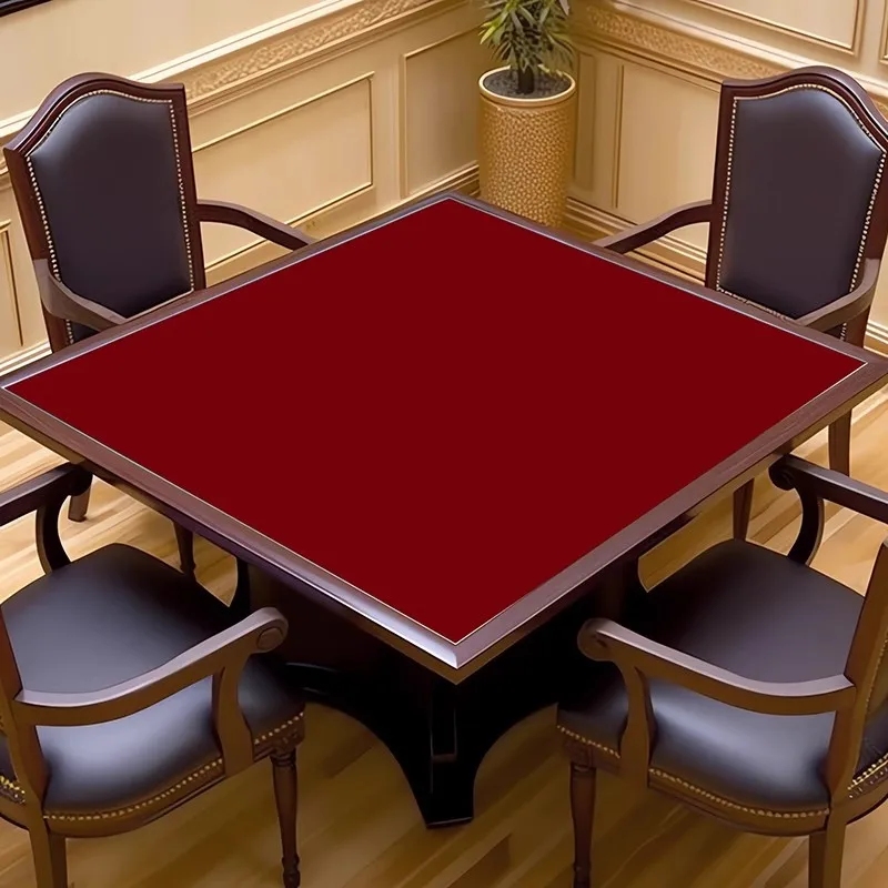 Thickened Silent Square Mahjong Table Mat Anti‑Slip Hand Wash Diatom Mud Tablecloth For Mahjong Poker Board Game Table Cover