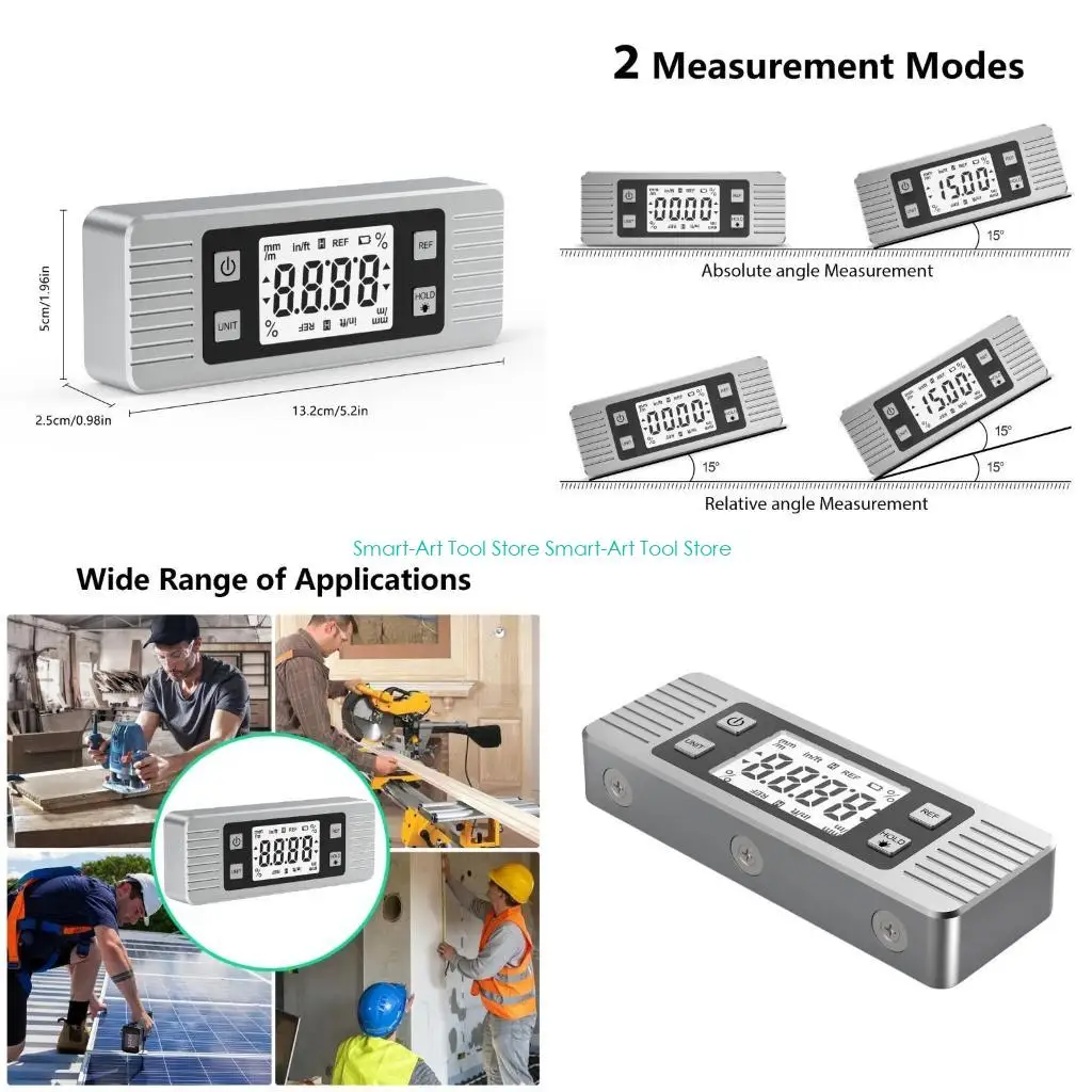 

E1PB Professional Digital angles Measuring Instrument with Attachment ABS
