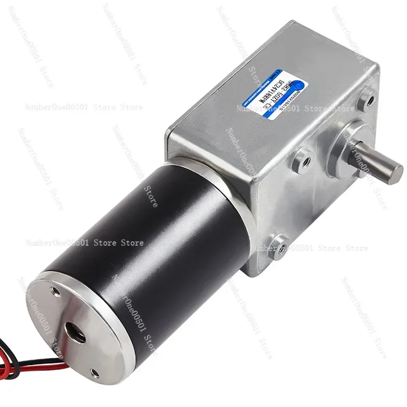 

5882-50ZY Worm Gear DC Reduction Motor Gear Motor High Torque Low-Speed Speed Regulating Motor DC 12V Shaft Diameter 10MM