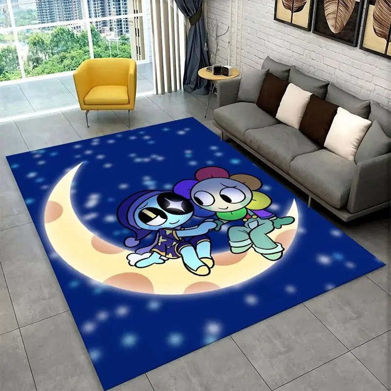 Game Dandy World Cartoon Non-Slip Area Rug for Living Room,Bedroom,Playroom,Soft Carpet Floor Mat Home Decor Rug Kids Room