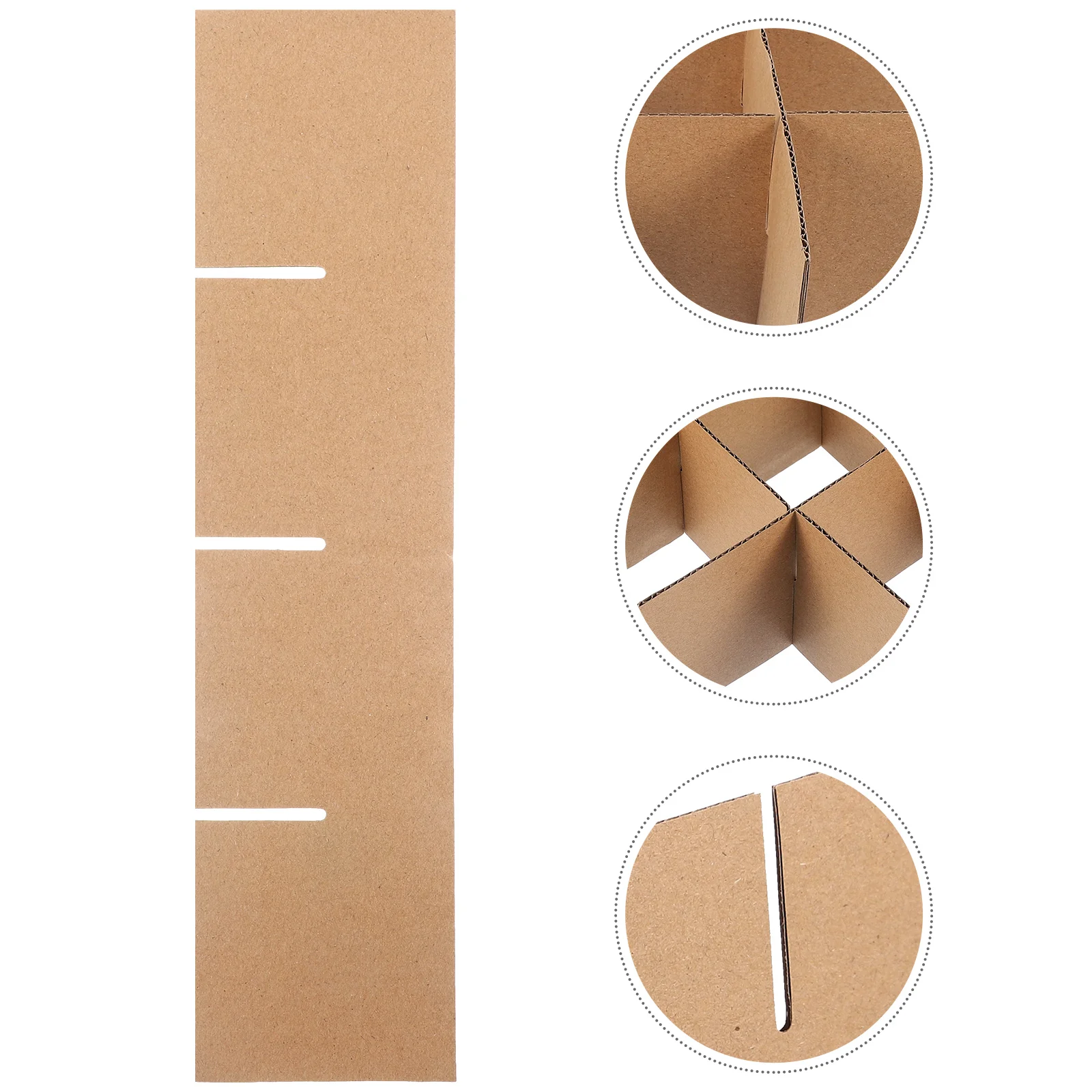 6 pcs Transport Cardboard Box Partition Well Grid Cardboard Packaging Moving Box Dividers Glass Protective Divider gift wrapping