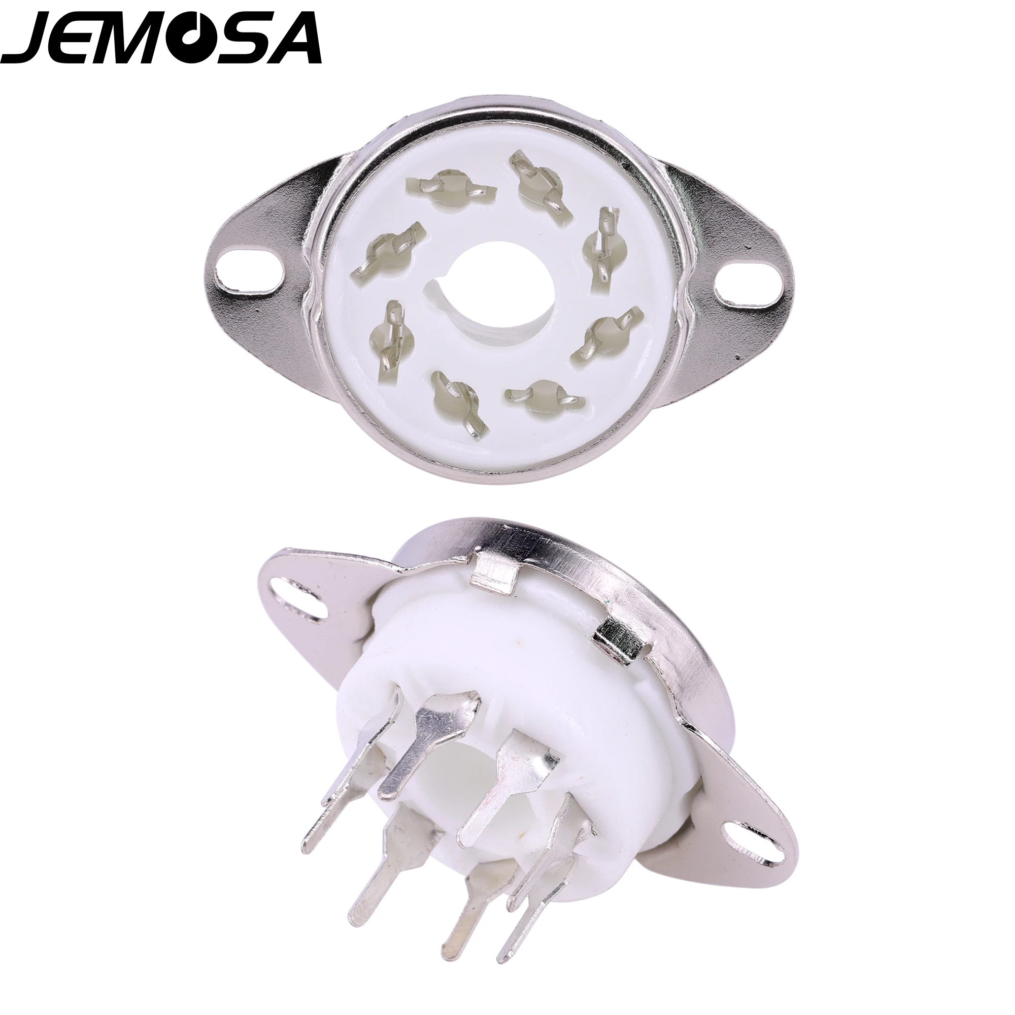 K8A-Base de válvula de cerámica de 8 pines, GZC8-Y-7 de tubo para EL34, KT88, 6V6, 6L6, 6550, 6N8P, 6N9P, 6SL7, 6SN7, amplificador de Audio