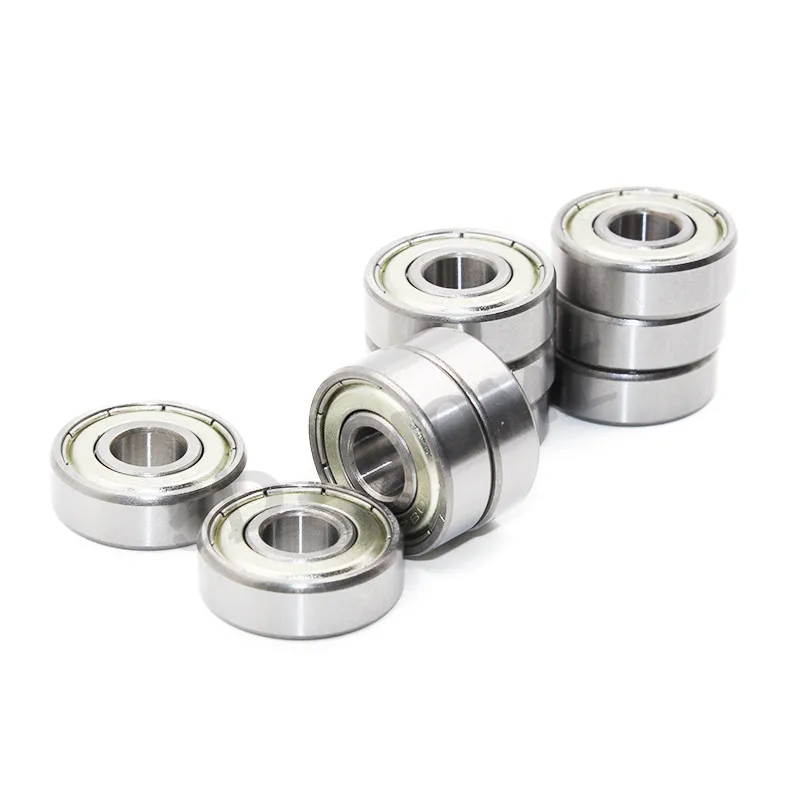 5PCS ABEC-7 Deep groove ball bearing 608ZZ 8X22X7 mm bearing steel 608 ZZ skating bearing  for 3D printer