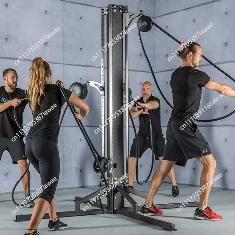 Commercial Suspension Pulley Rope Puller Fitness Rope Tensile Resistance Trainer Aluminum Alloy Climbing Rope