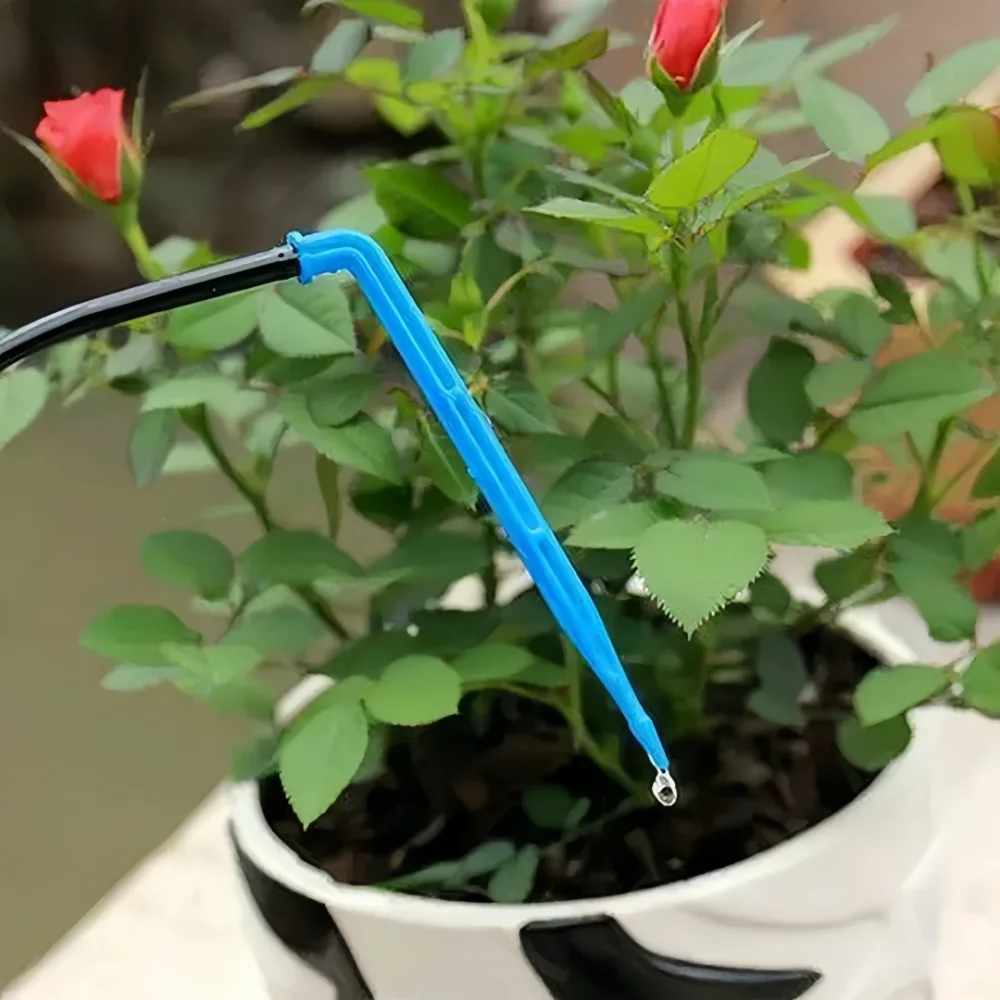 Gardening 4L 8L Dripper Micro Irrigation 2/4-way Elbow Arrow Dropper Connector Plastic Cross Water Splitter Emitter Drip Arrow