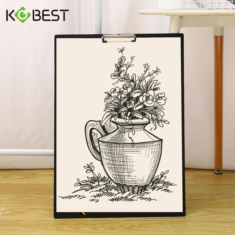 A3 Horizontal Waterproof Sketch Clipboard for Beginners - 4K Vertical Sketch Board for Drawing, 8K Writing Board for Adults