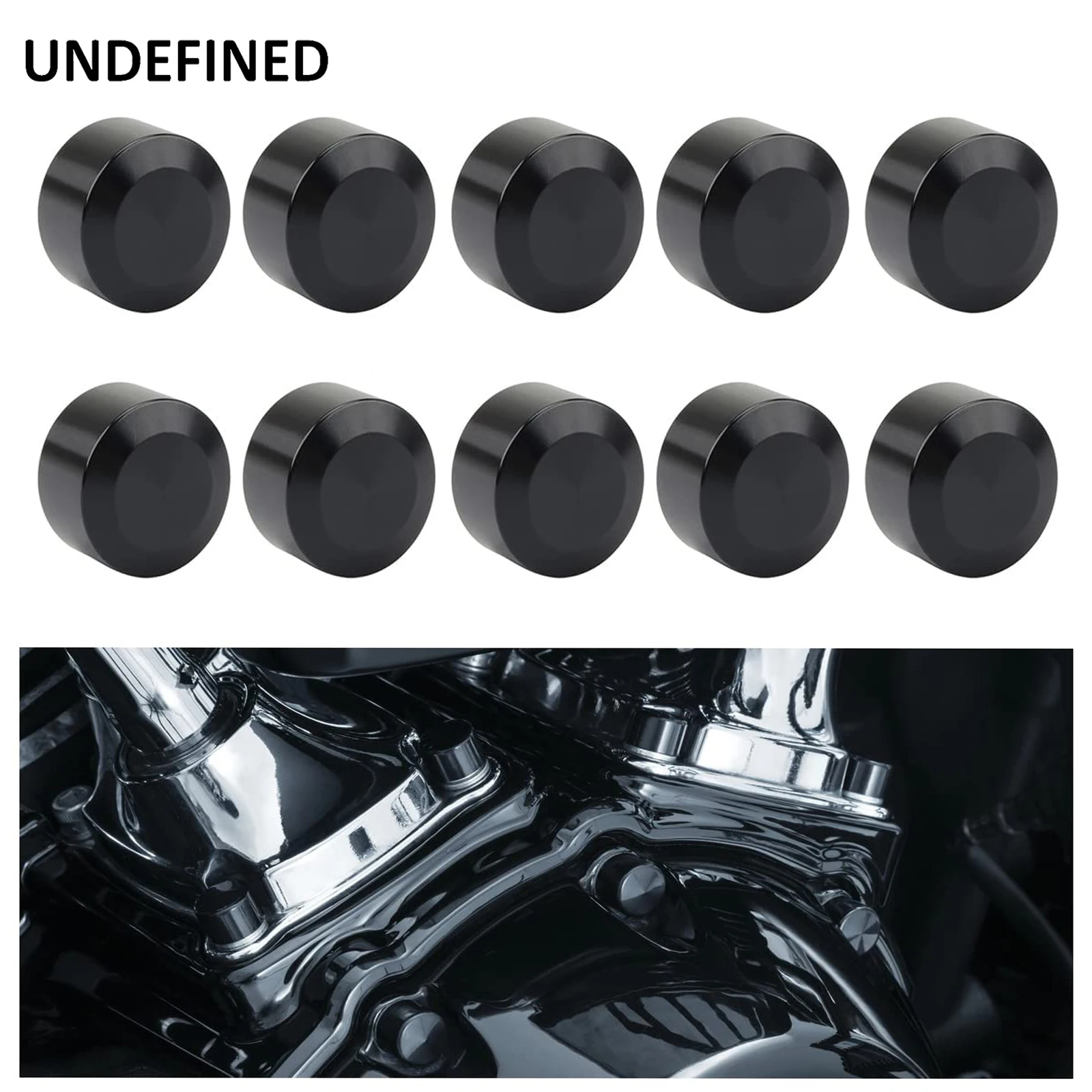 

Motorcycle Head Bolt Covers Schrauben Motor Topper Screw Caps Aluminum For Harley Twin Cam Dyna Softail Touring Sportster XL Tri