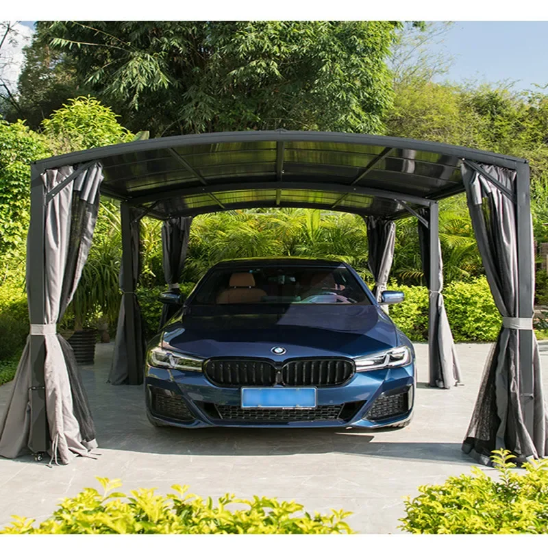 Mobile Garage Shed Parking Shed Household Shade Rain Shed Villa Courtyard Outdoor Retractable Tent Shade