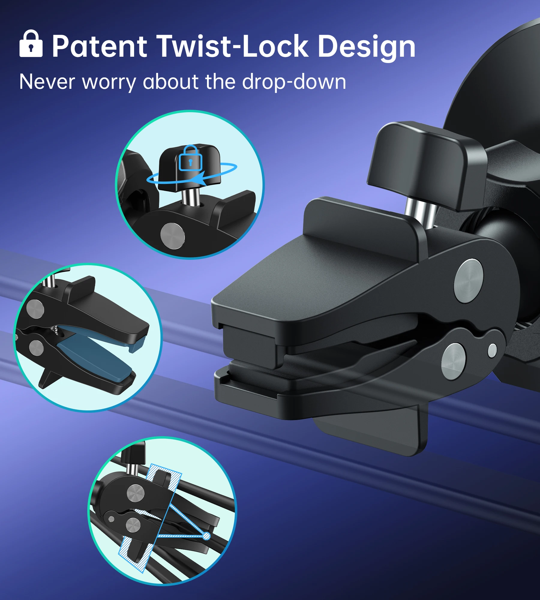 Magnetic Car Mount Holder อุปกรณ์อิเล็กทรอนิกส์แบบพกพา Mount สําหรับ iPhone 16/15/14/13/12 Pro Max Mini Plus โทรศัพท์ทั้งหมดและกรณี