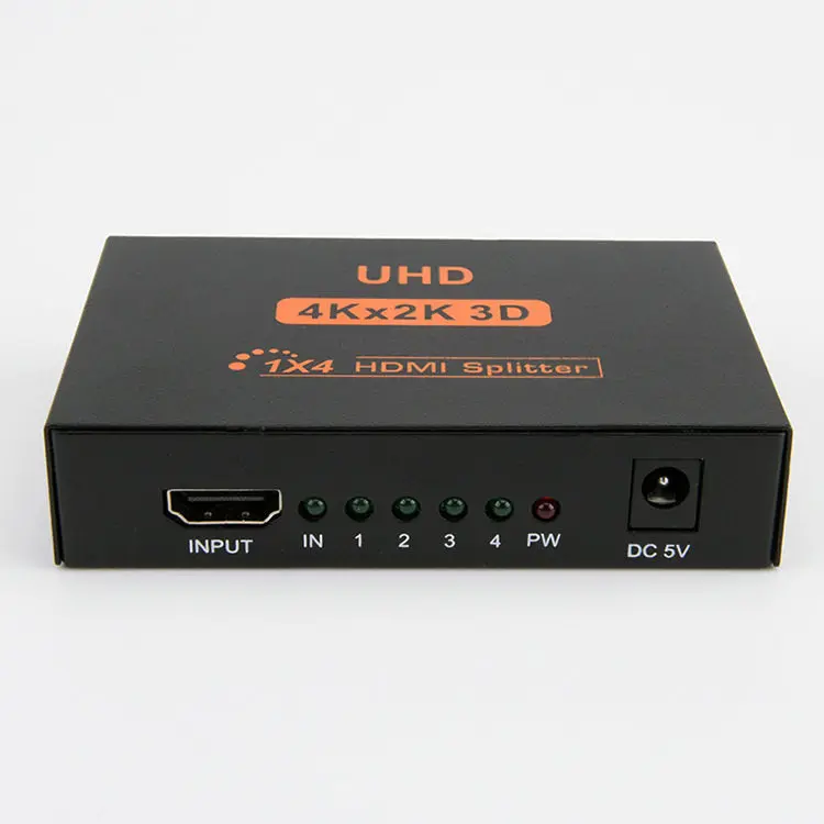 HDMI Splitter 1 To 2 1 To 4 Frequency Divider Converter Video Computer Set-top Box To TV Switcher Splitter