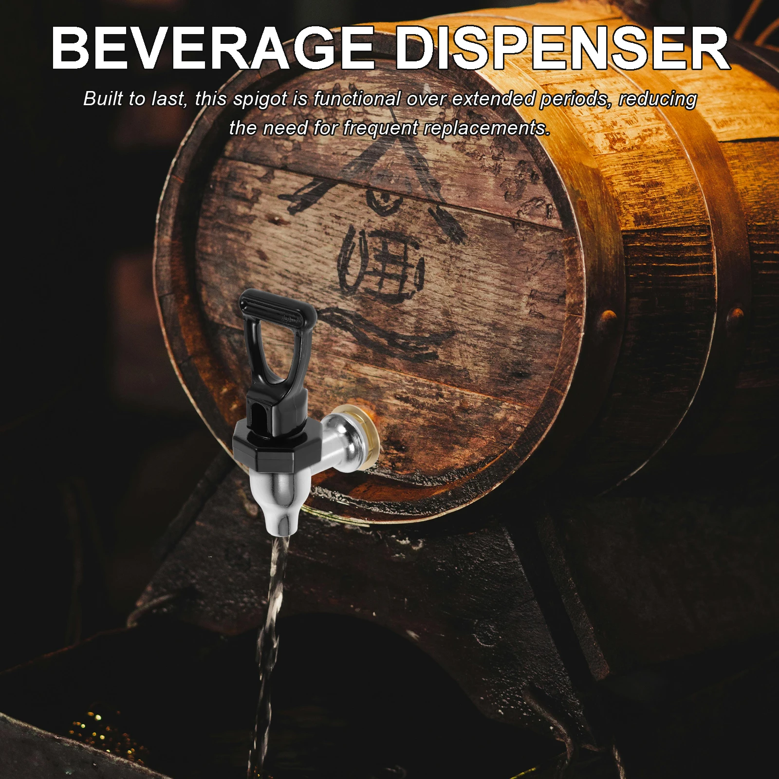 

2Pcs Replacement Tea Bucket Faucet Handles Plastic Spigot Easy to Use for Water Cooler Drink Dispenser Beverage Jugs