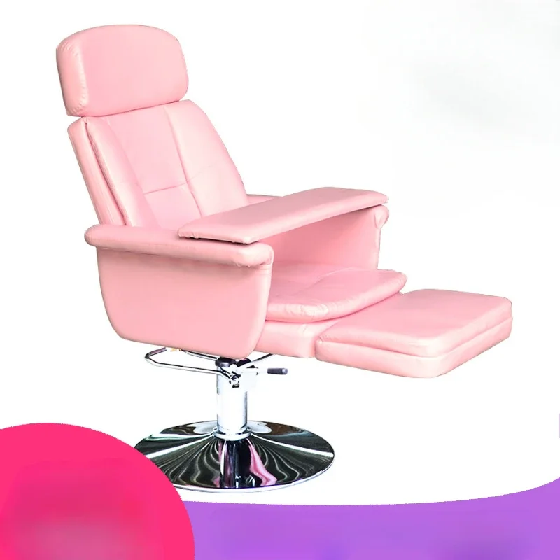 Hairdressing Barber Chair Aesthetic Beauty Professional Makeup Chair Reclining Pedicure Sedia Barbiere Hair Salon Furniture