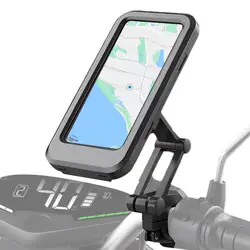 Supporto per telefono da moto impermeabile supporto per telefono Ebike supporto per telefono portatile per bici supporto per bici per telefono per escursioni in bicicletta