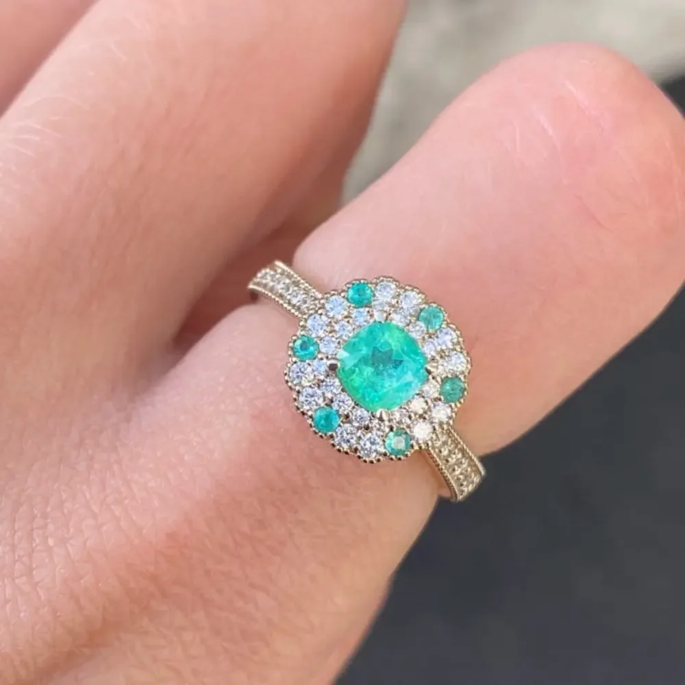 

CADERMAY D VVS Moissanite PT950 Stud Charms Earrings With GRA Certificate Silver ring For Women Girls Custom Fashion Jewelry