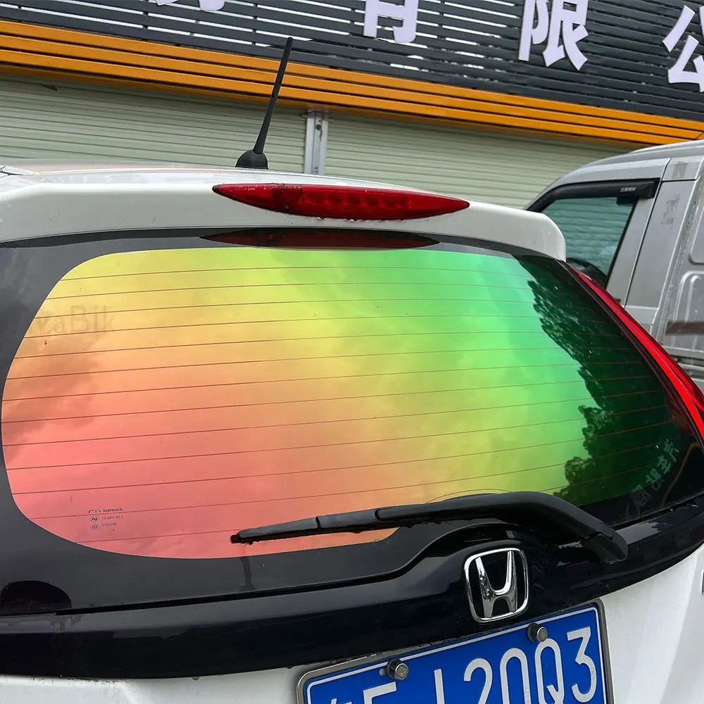 1mX1.52m 75%VLT Green Chameleon Film Car side window front gear UV Sticker Solar Decorative Protective Foils Car Glass Tinting