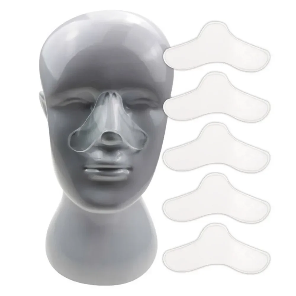 

Breathing Machine Nose Gel Pad Medical Nose Pad Silicone Nose Protector Mask Nose Pad Buffer Pad Anti-indentation Nose Pads 5pcs