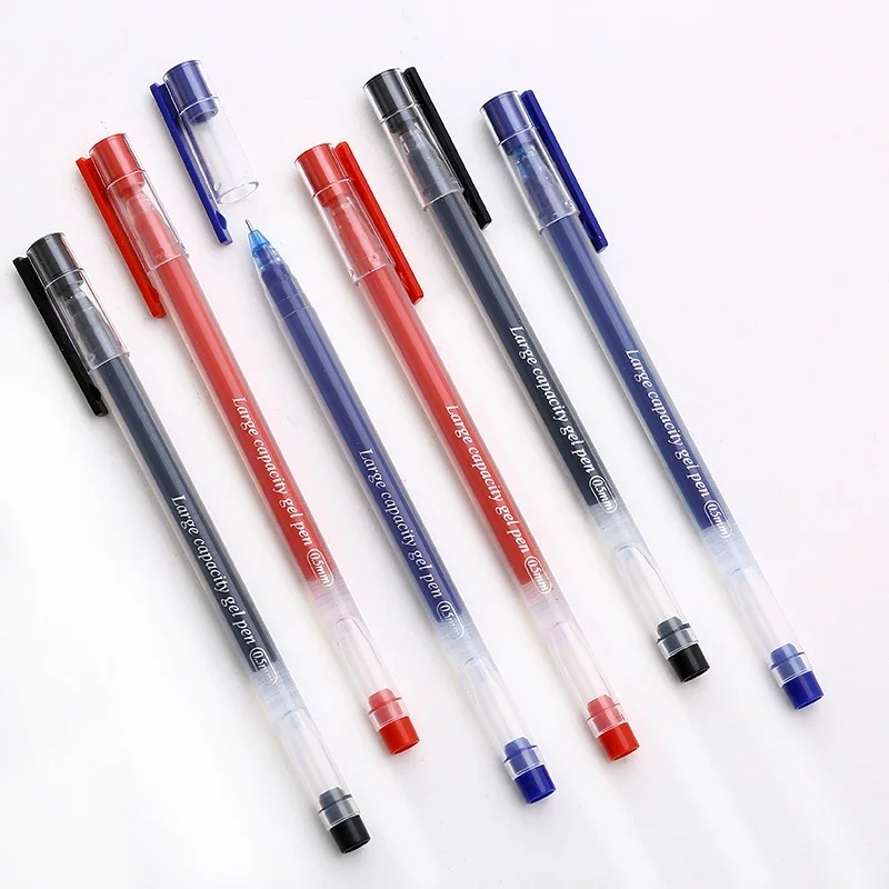 

12/24PCS M&G Large Capacity Full Needle Gel Pen Y5501 Business Office Gel Pen 0.5mm Blue Black Student