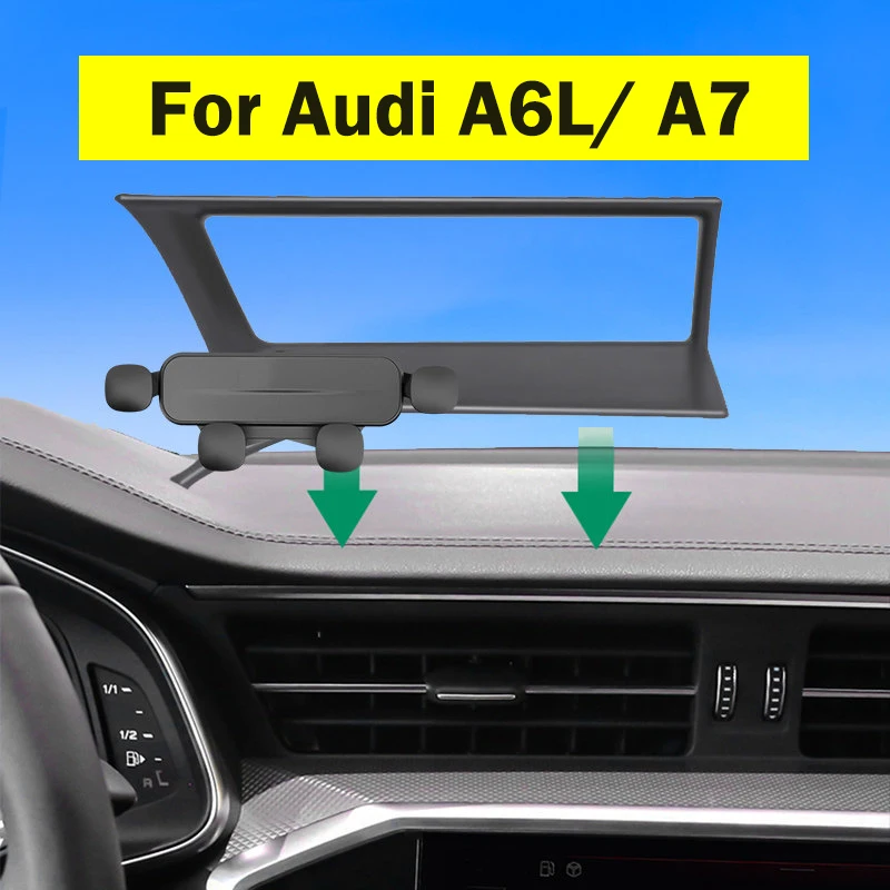 

Держатель для мобильного телефона в автомобиль, подходит для Audi A6L/A7/A7L, элегантный и динамичный держатель для навигатора, интерьер автомобиля 2019-2025 гг.
