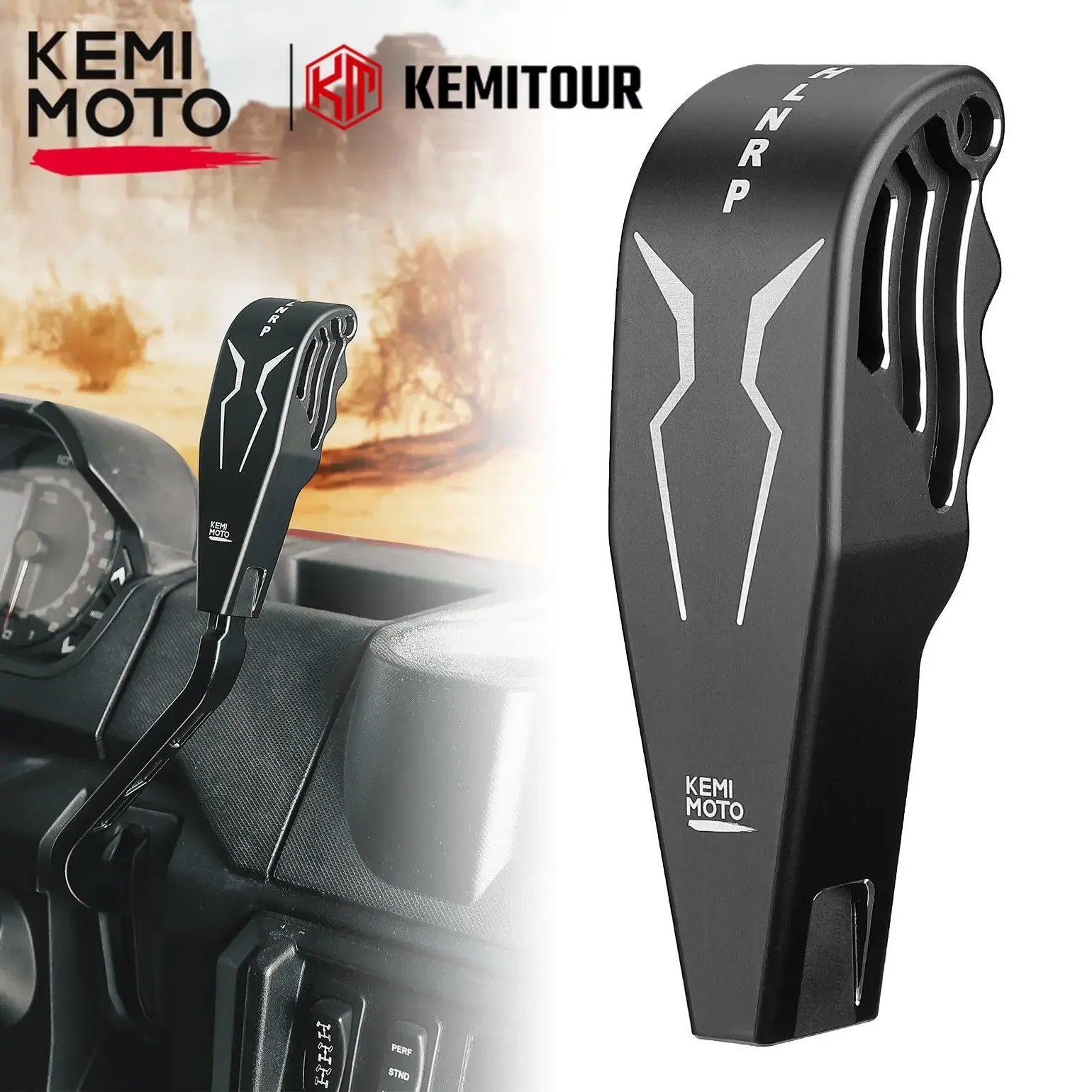 

KEMIMOTO UTV Shift Knob Aluminum Gear Selector Shifter Grip Compatible with Polaris Ranger 1000 XP Ranger 1000 XP Crew 2017-2020