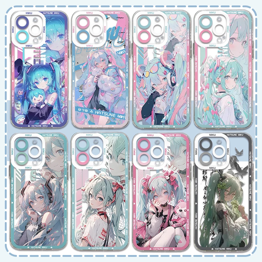 Anime H-Hatsune New Mikus Handyhülle für Xiaomi Redmi Note 15C 14 13 12 12S 12C 11 10 10C 13C 10s A1 A2 A3 Pro Plus 4G 5G Cover
