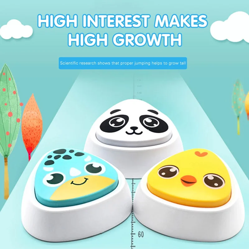 High Counter New Jump Kids Touch Grow Taller Bounce Trainer for Kids with Sound Light Height Touch Device Toys Gift