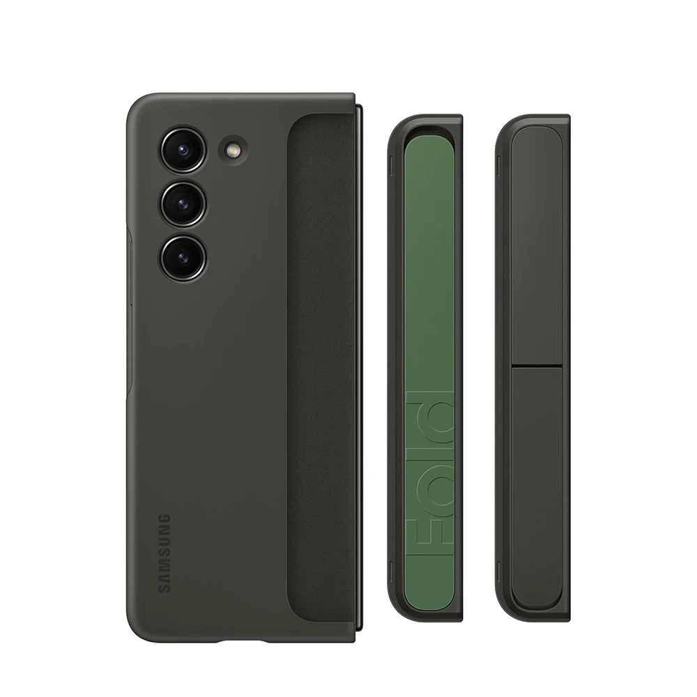 Original For Samsung Galaxy Z Fold5 Standing Case with Strap For Galaxy Z Fold5 5G Z Fold 5 Kickstand Back Cover Case