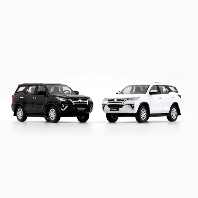 BM 1:64 Scale TYT Fortuner SUV Alloy Simulation Car Model Static Collection Decorated Holiday Gifts Toys Souvenir Gift