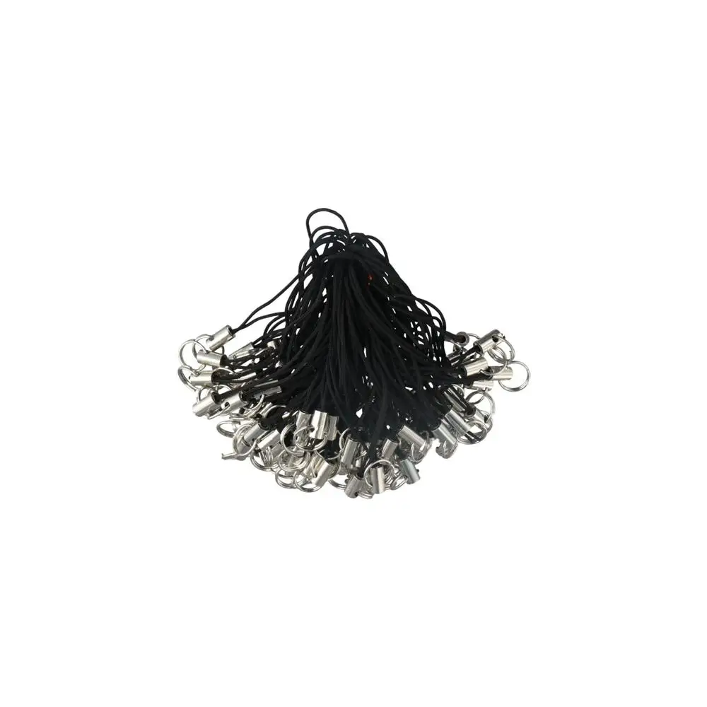 

Straps Polyester Cord Phone Landyard DIY Craft Jump Ring Lanyard Rope Keychains Cord DIY Keyring Pendant Lanyard Strap Cord
