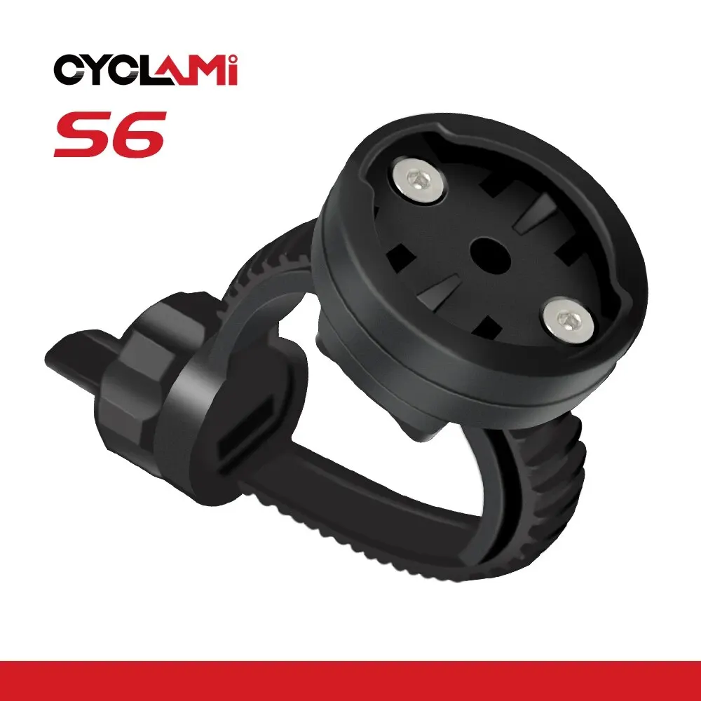 CYCLAMI S6 GPS rowerowy wspornik uchwyt do komputera światła rowerowe stojak uniwersalny odpowiedni obrotowy reflektor do Garmin XOSS