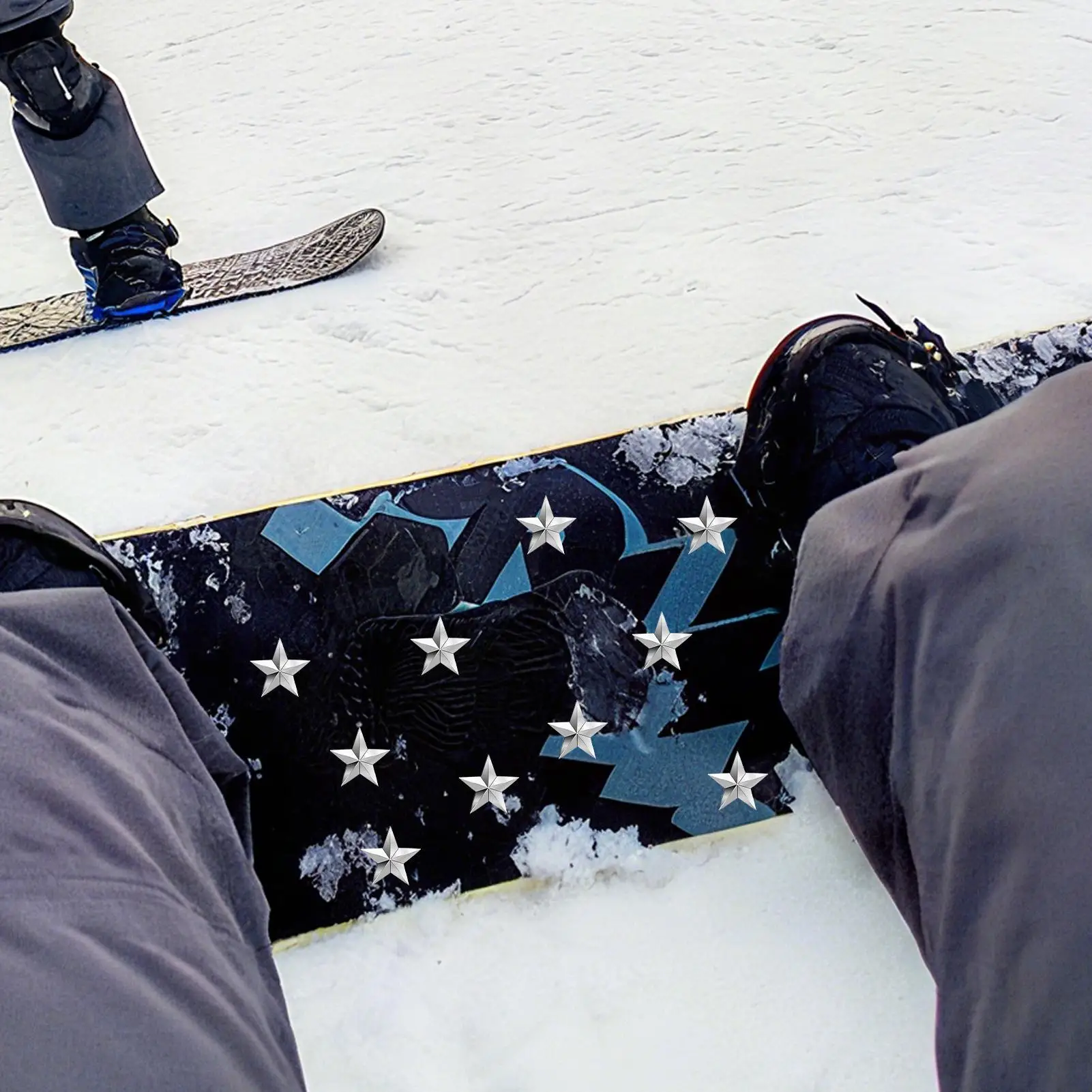 Лыжные накладки на столб, 10 шт., клейкие противоскользящие треугольные накладки на лыжные накладки с пентаграммой для женщин, мужчин, взрослых, подростков, начинающих