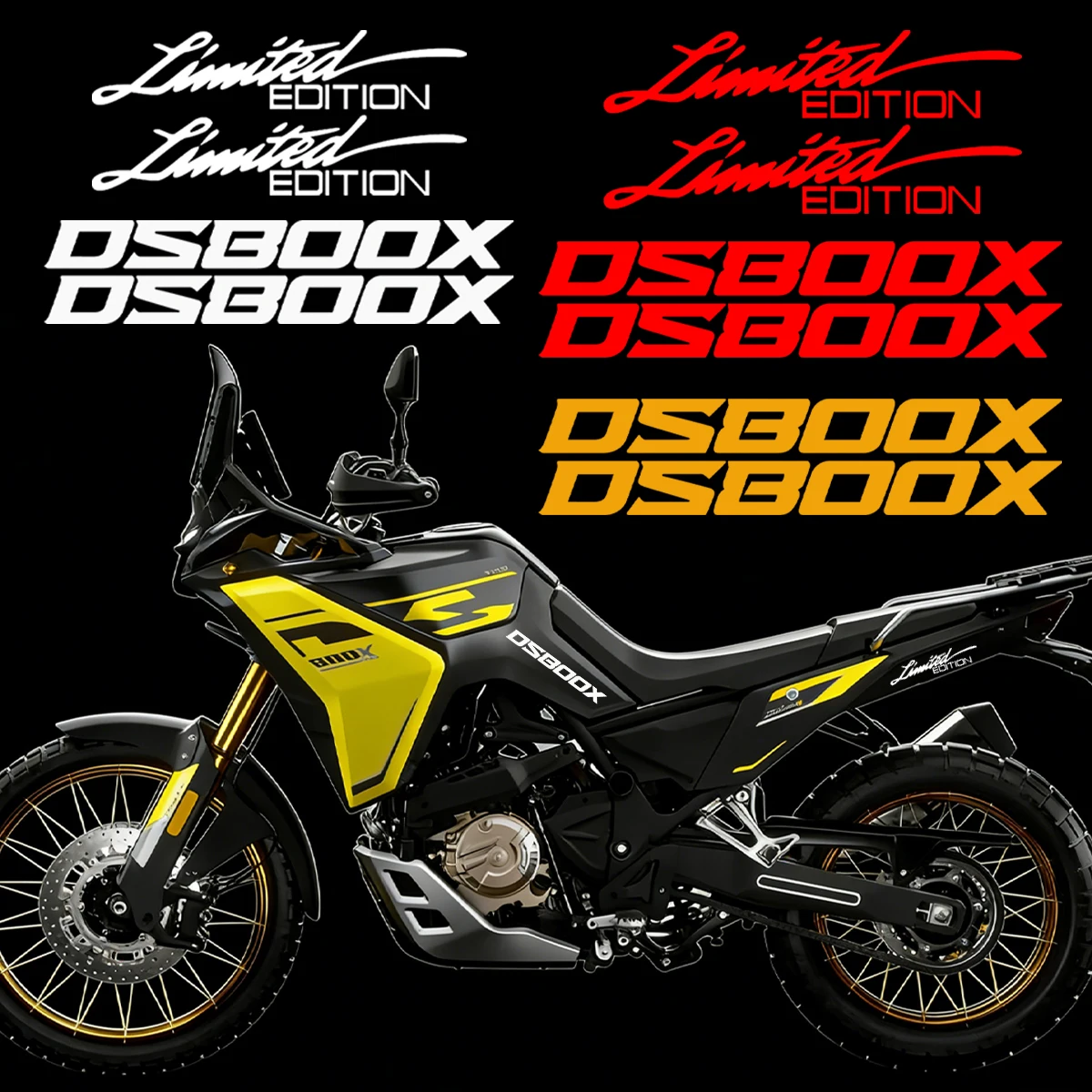 

For VOGE DS800X 800 DSX DS800 Rally Limited Edition Reflective Motorcycle Stickers Moto Body Fuel Tank Vinyl Accessories Decals