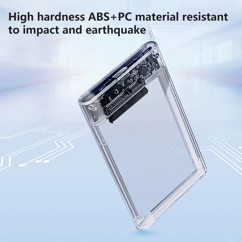 صندوق قرص صلب شفاف ، محرك صلب ميكانيكي الحالة الصلبة ، نقل بيانات ، بسيط ، عمل ، مناسب ، USB3.0 ،