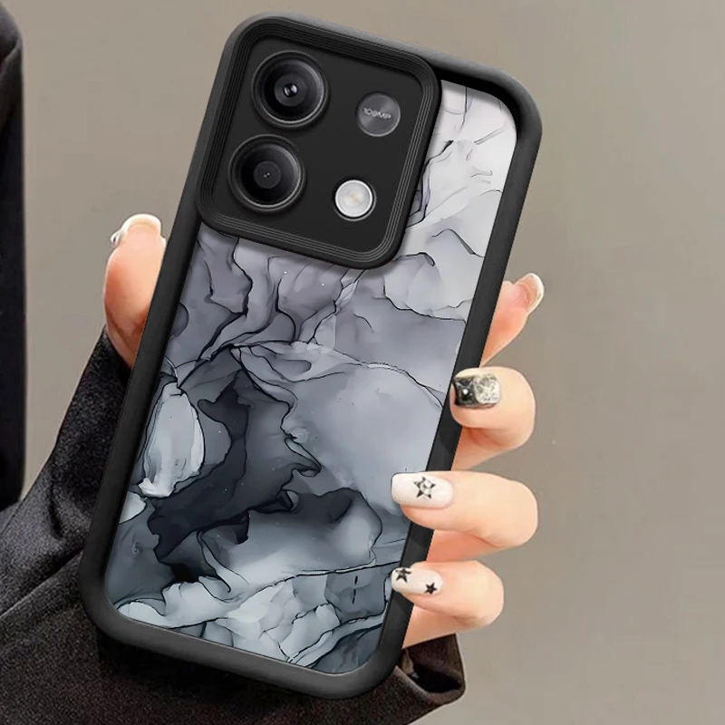 Marble Case For Xiaomi Redmi Note 13 14 Pro Plus Note 15 14 12 11 Pro 5G Poco X6 X5 F6 14T 13T Pro Soft TPU Silicone Phone Cover