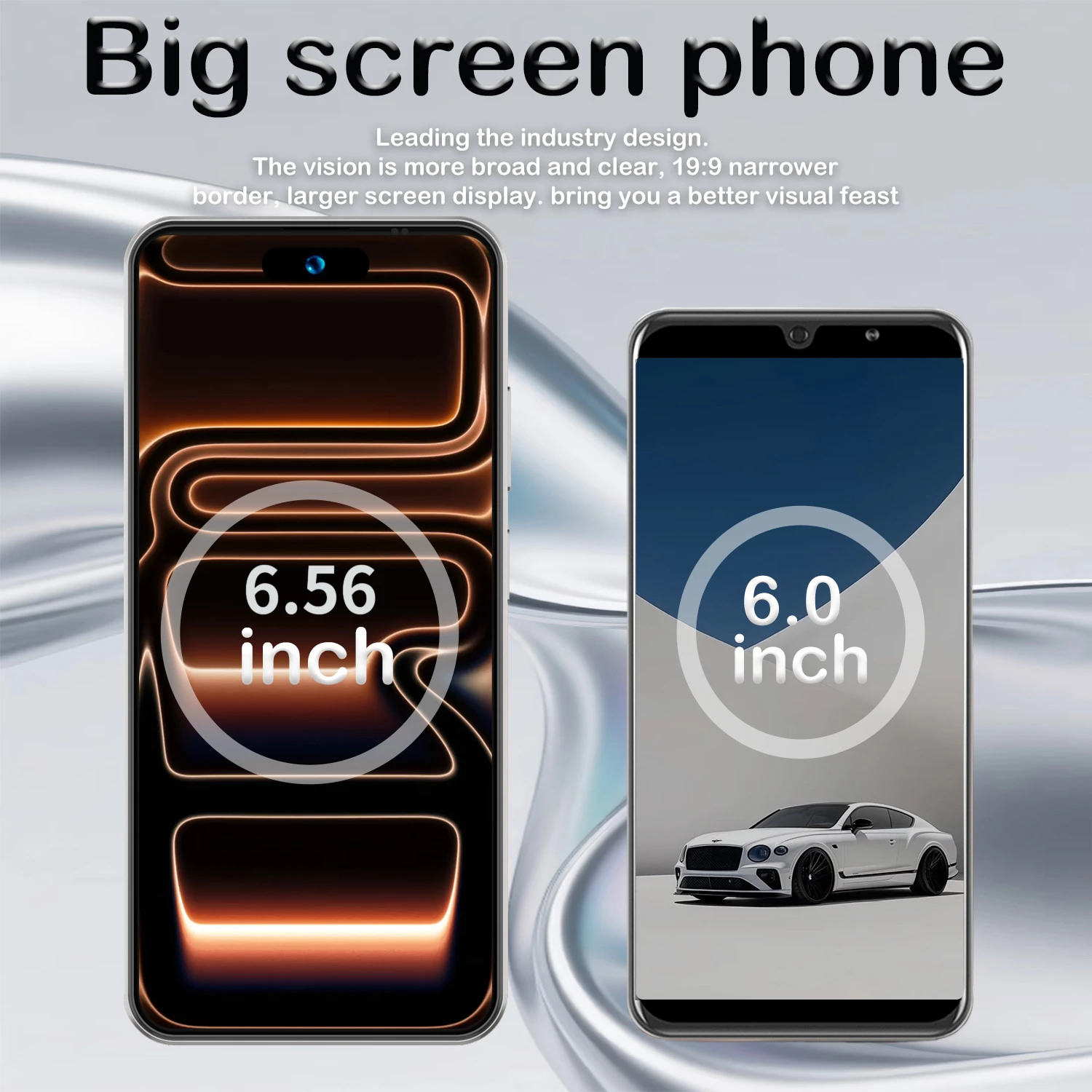 SURGAZE Global Version i17Promax Smartphone 5G Android12 5000mAH 12GB RAM 512GB ROM 6.56Inch 24+48MP 5G Network Mobile Phone