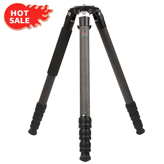 Factory wholesale photography equipment 60 inches height carbon fiber video tripod stand.