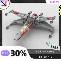 [535PCS] Customized MOC X-wing Creative Building Blocks Set STEM Educational Toys DIY Construction Model Kit Birthday Gifts