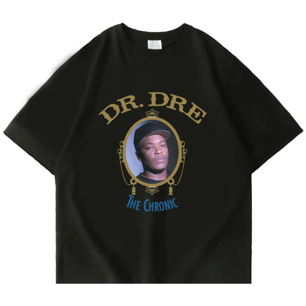 2022 Hot Sale Clothes Popular Dr Dre The Chronic T Shirt Cosplay Wear Streetwear Short Sleeve Tees Cotton Hip-pop T-shirt Men