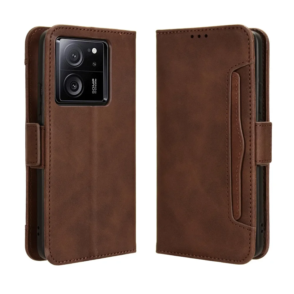 Luxury Flip Leather Case For Xiaomi 13 13T 12T 11T 12s 12 10T Pro cc9pro Note10 mix4 10T Magnetic Wallet Card Holder Phone Cover