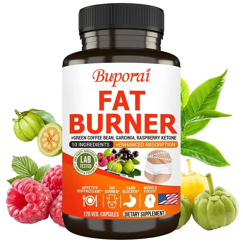 كبسولات حرق الدهون - تعزز عملية التمثيل الغذائي، وتدفق الشهية، وتعزز إدارة الوزن الصحية، وتعزز المناعة