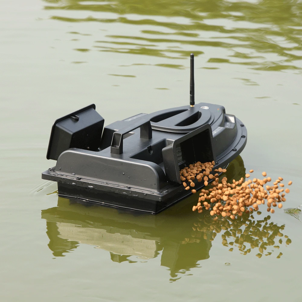 Marca, barco de cebo de pesca, motores duales, luz trasera de dirección, Control de crucero, capacidad de carga de 1,5 kg, corrección automática de ganado, alerta de batería baja - imagen 5
