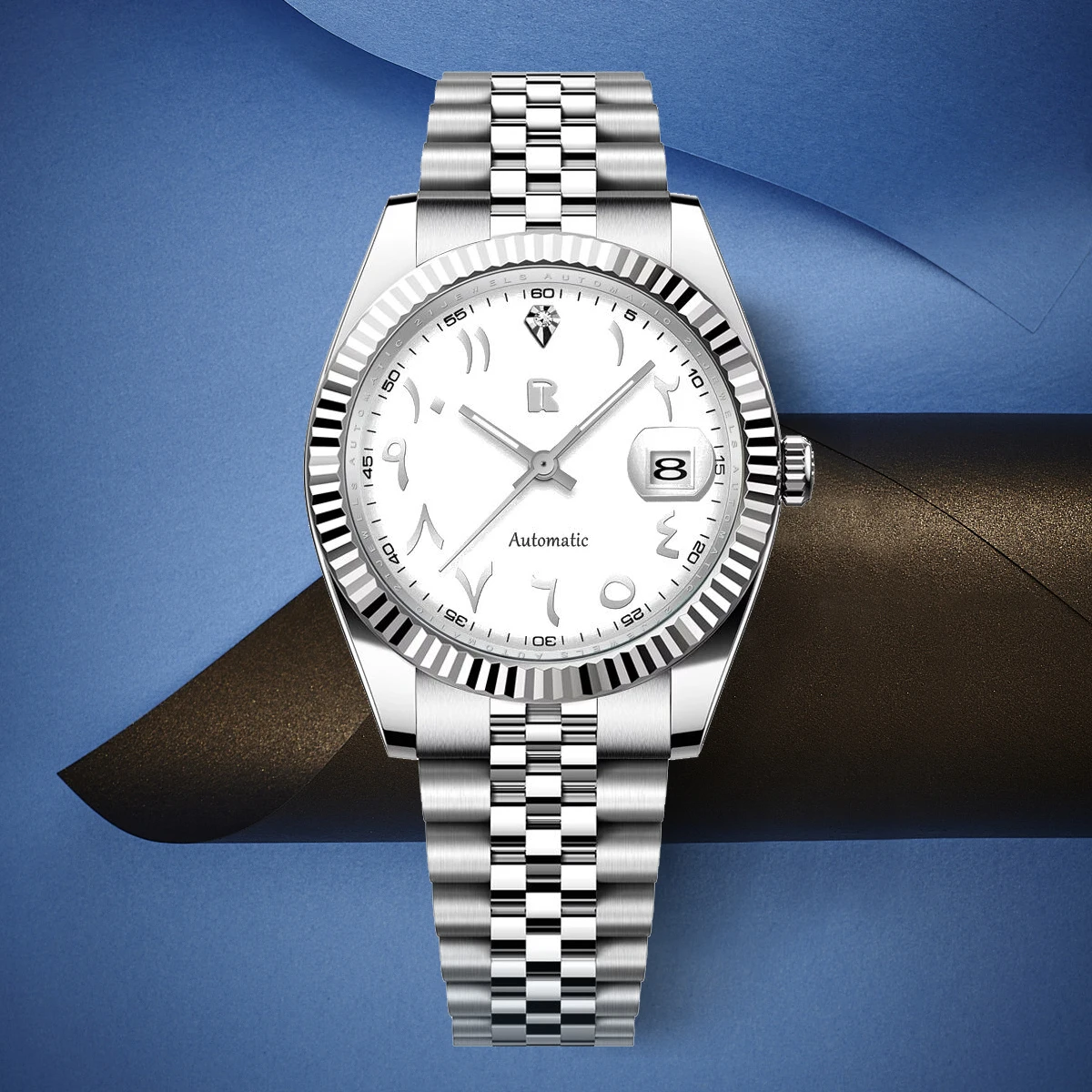 

RollsTimi 2025 Новые мужские автоматические часы 39 мм Механические наручные часы из нержавеющей стали для мужчин Роскошные классические светящиеся наручные часы