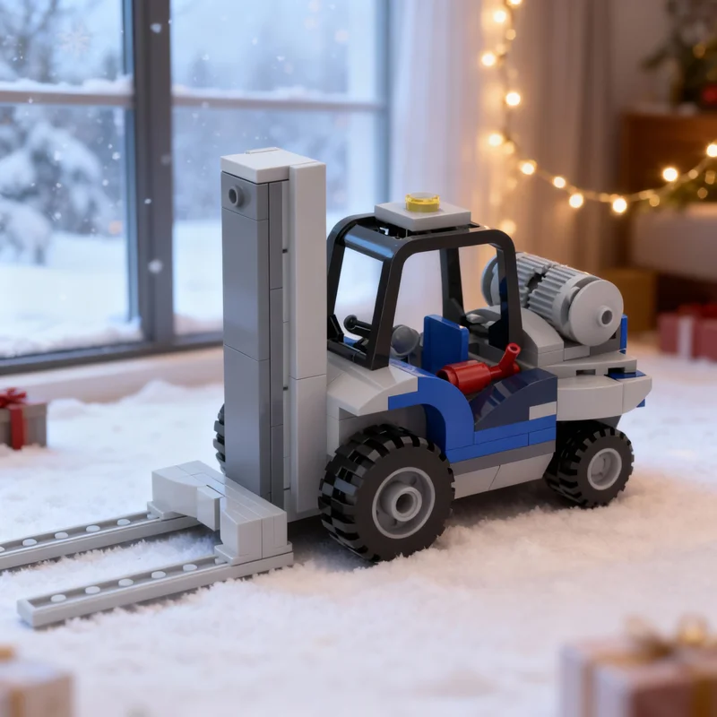 

171pcs MOC Forklift Model Building Blocks Construction Christmas Gifts Assemble Toys DIY Education Brick Kids Idea Creative