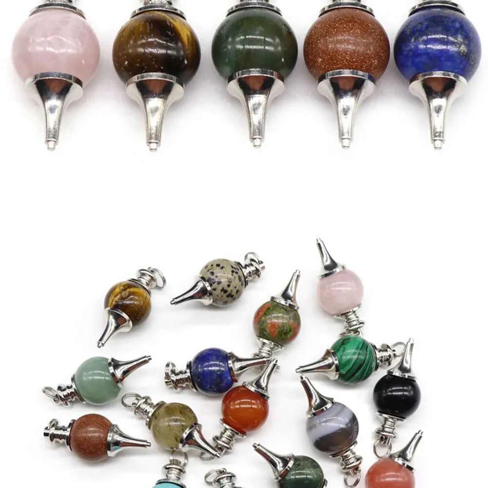 

Natural Aventurine Agate Bead Shape Pendant Necklace Diy Jewelry Accessories For Women Party Costume Durable Design